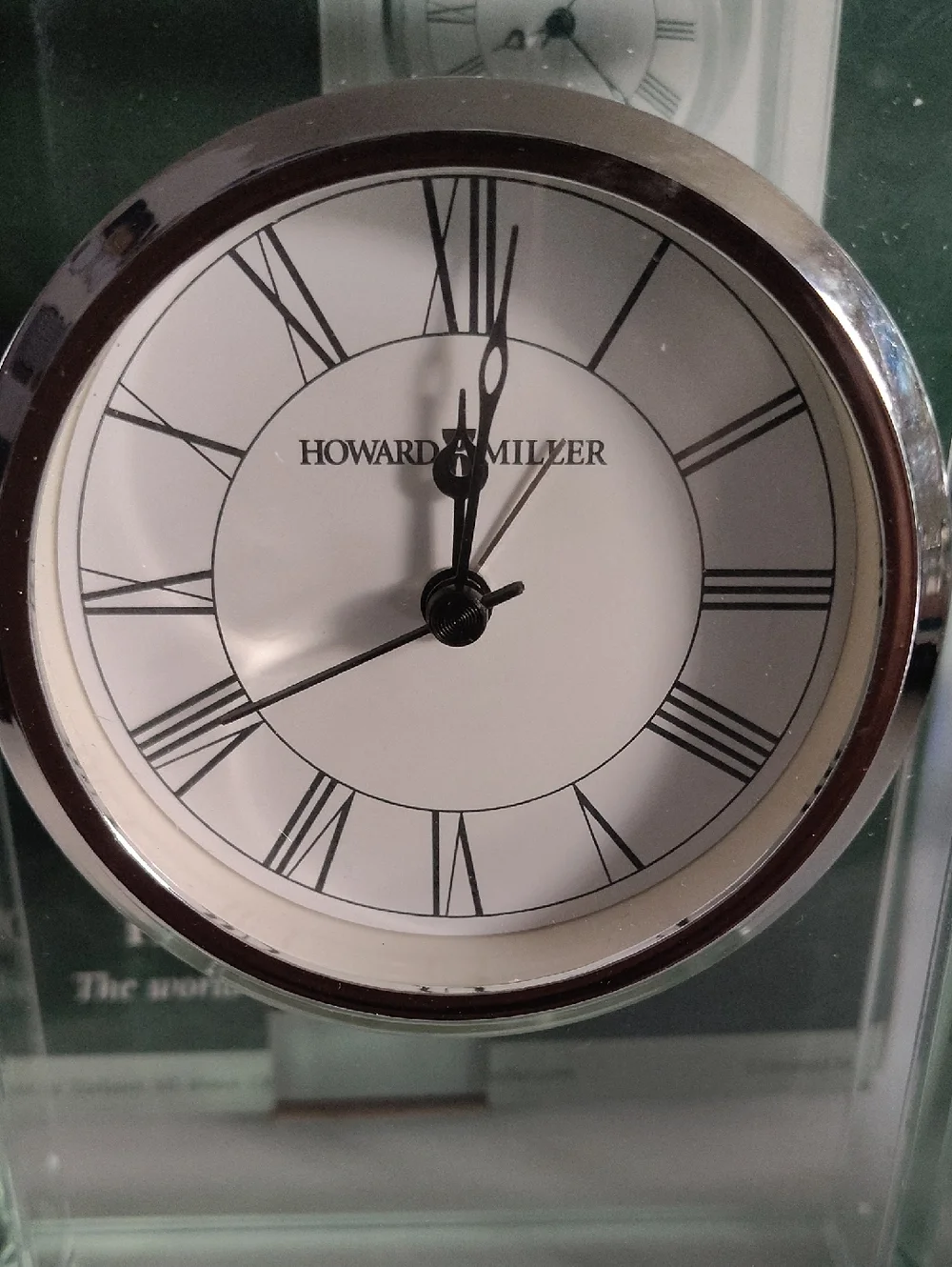 Howard Miller glass mantel